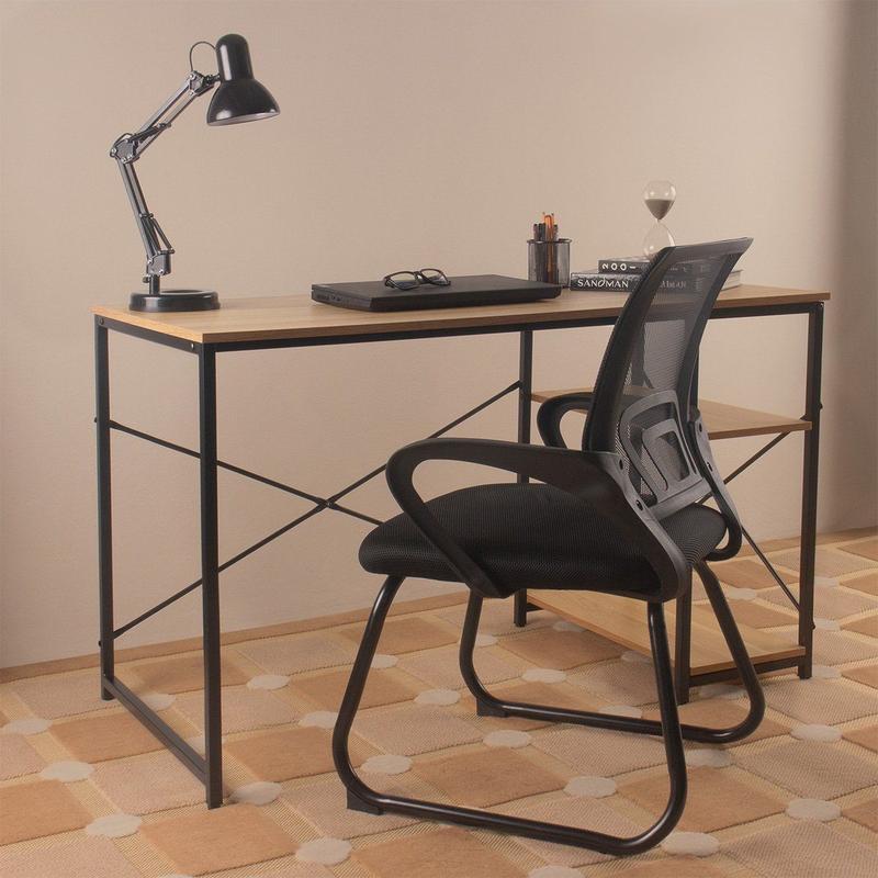 Laraz Home Decor, Cadeira Office Tok Base Fixa, Preto - Cadeira